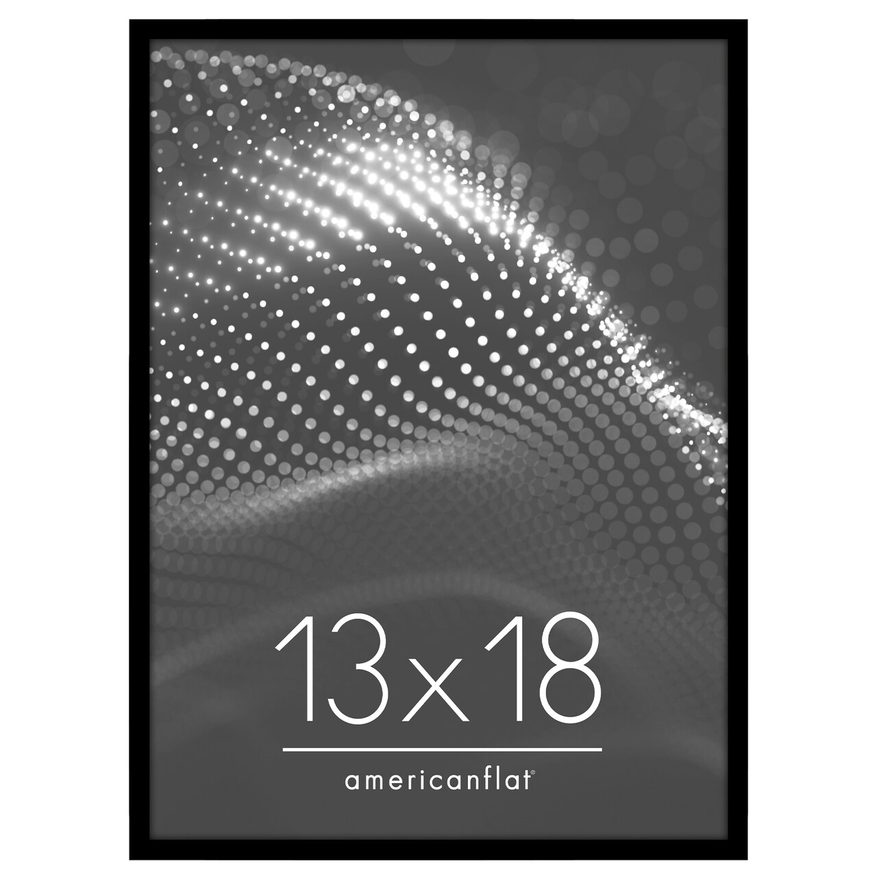 Americanflat Poster Frame - Perfect Frame for Photos and Artwork - Large Picture Frame - Polished Plexiglass - Hanging Hardware with Horizontal and Vertical Display